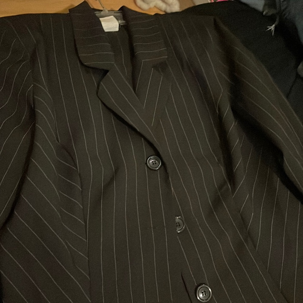 Pinstripe Blazer